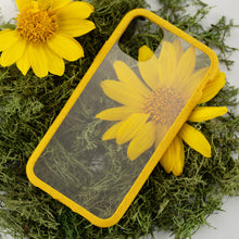 Load image into Gallery viewer, Clear Eco-Friendly iPhone 11 Pro Case with Yellow Ridge