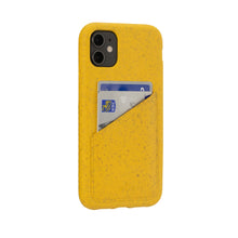 Load image into Gallery viewer, Yellow Eco-Friendly iPhone 11 Wallet Case
